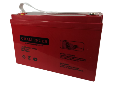 Challenger Carbon DC12-100 12V 50Ah, 12В 50Ач АКБ опис, відгуки, характеристики
