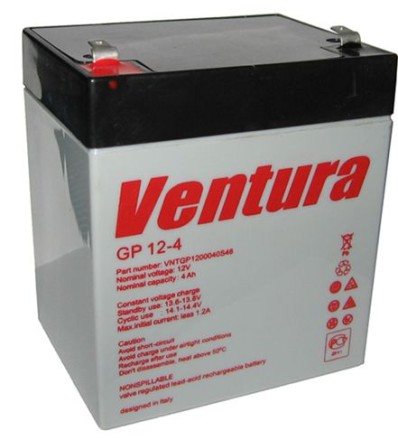 Ventura GP 12-4 ( 12v 4Ah, 12В 4Ач ) описание, отзывы, характеристики