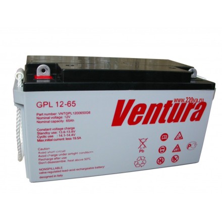 Ventura GPL 12-65 АКБ опис, відгуки, характеристики