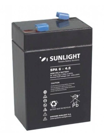 SUNLIGHT SP (SPa) 6 - 4,5 АКБ 6V 4Ah, 6В 4.5Ач описание, отзывы, характеристики