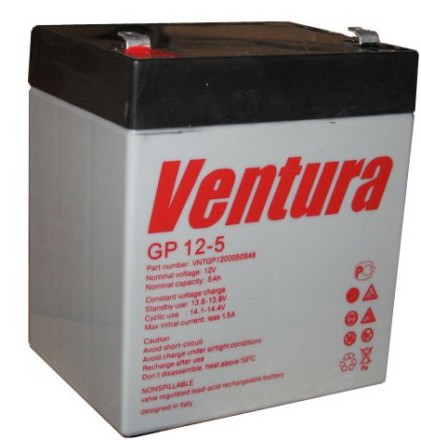 Ventura GP 12-5 (12v 5Ah, 12В 5Ач) опис, відгуки, характеристики