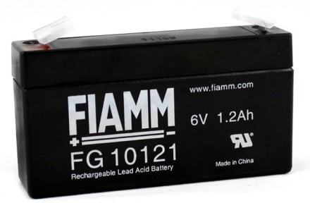 FIAMM FG10121 (FG 10121) АКБ 6V 1,2Ah, 6В 1.2 Ач опис, відгуки, характеристики