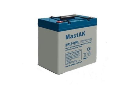 MastAK MA12-55DG 12V 55Ah, 12В 55Ач АКБ описание, отзывы, характеристики
