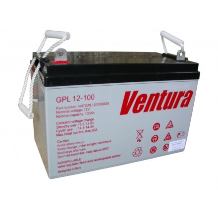 Ventura GPL 12-100 АКБ описание, отзывы, характеристики