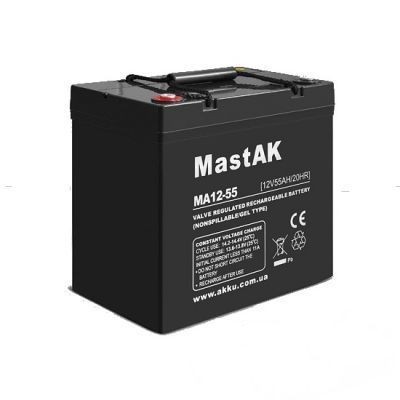 MastAK MA12-55 12V 55Ah, 12В 55Ач АКБ описание, отзывы, характеристики