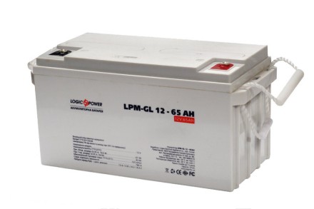LogicPower LPM-GL 12-65AH (LPM-GL 12 V 65  AH) 12V 65Ah, 12В 65Ач АКБ