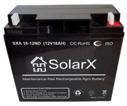 SolarX SXA18-12ND 12V 18Ah, 12В 18Ач АКБ