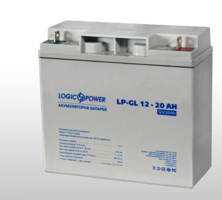 12V 20Ah, 12V20Ah LogicPower LPM GL 12-20 ah описание, отзывы, характеристики