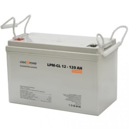 LogicPower LPM-GL 12-120AH (LPM-GL 12 V 120 AH) 12V 120Ah, 12В 120Ач АКБ