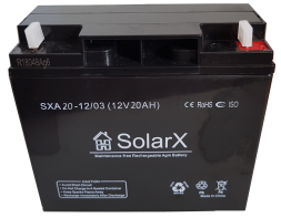 SolarX SXA20-12 12V 20Ah, 12В 20Ач АКБ