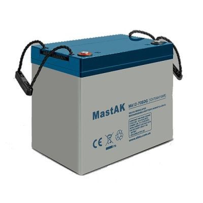 MastAK MA12-70SDG 12V 70Ah, 12В 70Ач АКБ опис, відгуки, характеристики