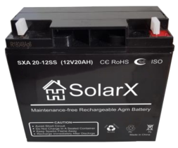 SolarX SXA20-12SS 12V 20Ah, 12В 20Ач АКБ