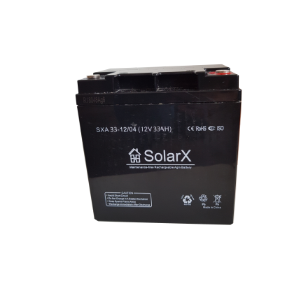 SolarX SXA33-12 12V 33Ah, 12В 33Ач АКБ