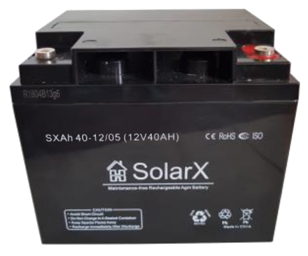 SolarX SXAh40-12 12V 40Ah, 12В 40Ач АКБ опис, відгуки, характеристики