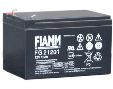 FIAMM FG21201 (FG 21201) АКБ 12V 12Ah, 12В 12 Ач опис, відгуки, характеристики