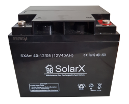 SolarX SXAm40-12 12V 40Ah, 12В 40Ач АКБ