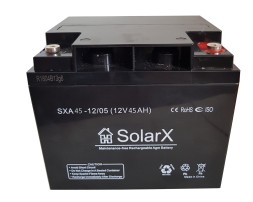 SolarX SXA45-12 12V 45Ah, 12В 45Ач АКБ