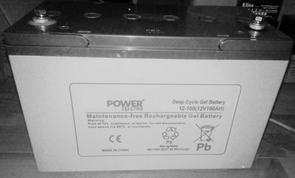 Аккумулятор гелевый (GEL) Power Battery 12-100 Deep Cycle 12V 100AH, для ИБП, котла