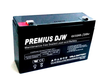 6V10Ah Premius DJW 6-10 battery