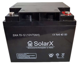 SolarX SXA70-12 12V 70Ah, 12В 70Ач АКБ