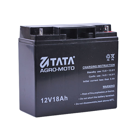Аккумулятор на мотоблок TATA AGRO MOTO 12v 18Ah описание, отзывы, характеристики