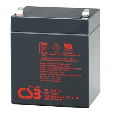 CSB GP 1245 Аккумулятор, 12 Вольт, 4,5 Ампер-часов (Ah)