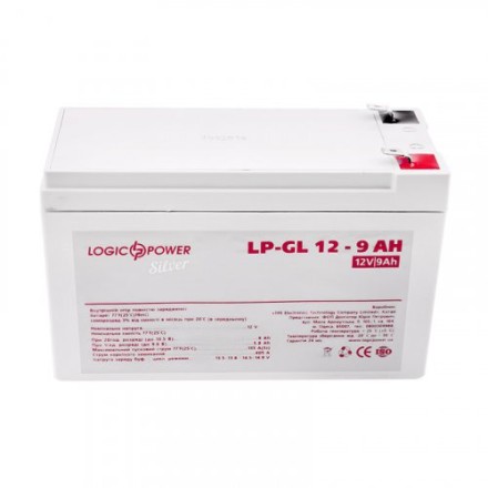 LogicPower LP-GL 12 - 9 AH (LP-GL 12 - 9 AH) 12V 9Ah, 12В 9Ач АКБ