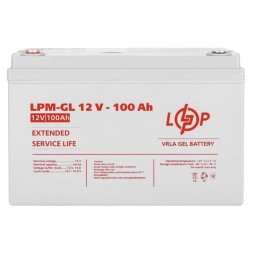 LogicPower LPM-GL 12-100 (LPM-GL12-100) АКБ 12v 100ah 12в 100Ач