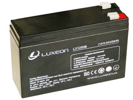 LUXEON LX1250B АКБ 12v-5ah 12в 5Ач опис, відгуки, характеристики