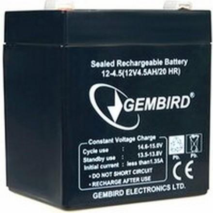 Gembird BAT-12V4.5AH, 12V 4.5Ah, 12В 4.5Ач АКБ опис, відгуки, характеристики