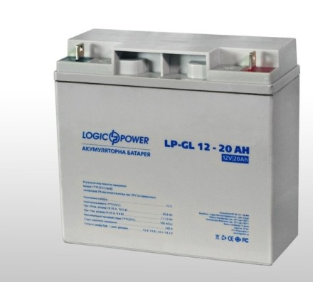 LogicPower LP-GL 12V 20AH (LP-GL 12 V 20 AH) 12V 20Ah, 12В 20Ач АКБ