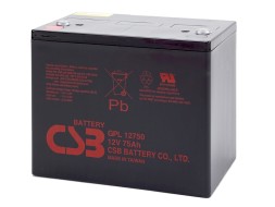 CSB GPL 12750 Акумулятор, 12 Вольт, 75 Ампер-годин (Ah)