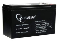Gembird BAT-12V7.2AH, 12V 7.2Ah, 12В 7.2Ач АКБ