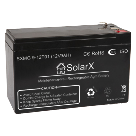 SolarX SXMG9-12 12V 9Ah, 12В 9Ач АКБ опис, відгуки, характеристики