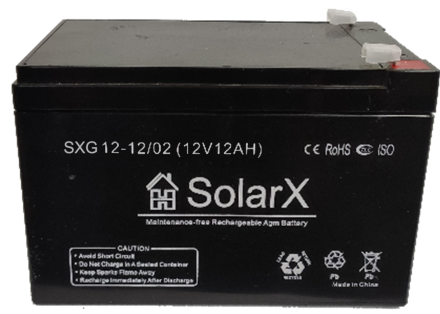 SolarX SXG12-12 12V 12Ah, 12В 12Ач АКБ опис, відгуки, характеристики