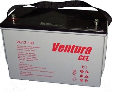 Акумулятор Ventura VG 12-100 (12V-100ah, 12В-100 Ач) опис, відгуки, характеристики