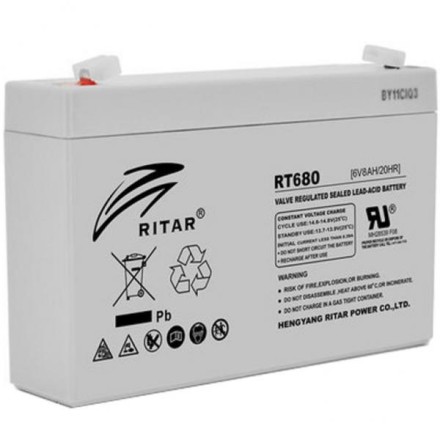 RITAR RT680 6V 8Ah АКБ опис, відгуки, характеристики