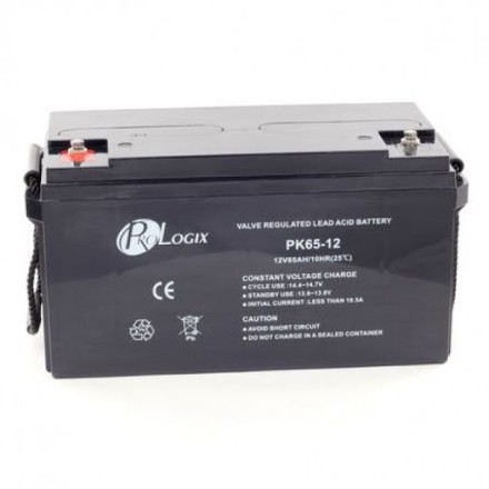 PrologiX PK65-12 АКБ 12V 65Ah, 12В 65 Ач опис, відгуки, характеристики