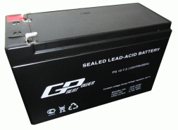12V 7.2Ah battery, 12В 7.2Ач, Great Power PG 12-7.2