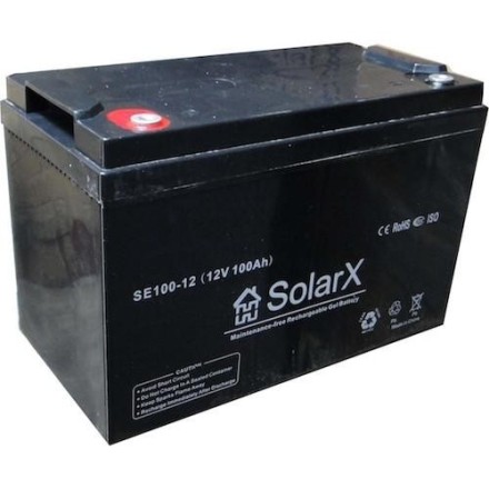 SolarX SE100-12 12V 100Ah, 12В 100Ач АКБ опис, відгуки, характеристики