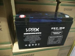 LogixPlus LPM GL 12-100 гелевый аккумулятор 12V 100Ah для Котла ИБП Вьетнам