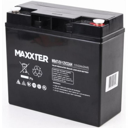 Maxxter MBAT-EV-12V22AH, 12V 22Ah, 12В 22Ач АКБ