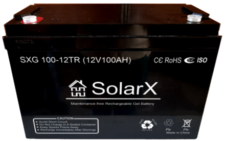 SolarX SXG100-12TR 12V 100Ah, 12В 100Ач АКБ опис, відгуки, характеристики