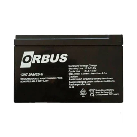 ORBUS ORB 1270 (ORB1270) АКБ 12v 7ah 12в 7Ач описание, отзывы, характеристики