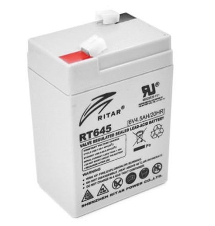 RITAR RT645 6V 4,5Ah АКБ опис, відгуки, характеристики