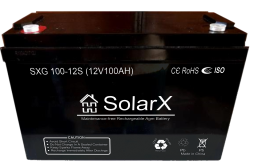 SolarX SXG100-12S 12V 100Ah, 12В 100Ач АКБ