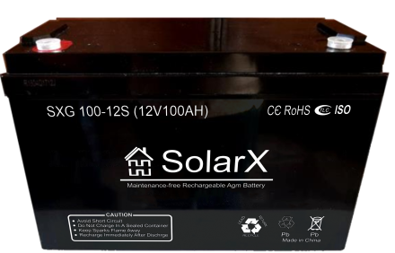 SolarX SXG100-12S 12V 100Ah, 12В 100Ач АКБ опис, відгуки, характеристики
