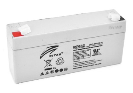 RITAR RT632 6V 3,2Ah АКБ опис, відгуки, характеристики