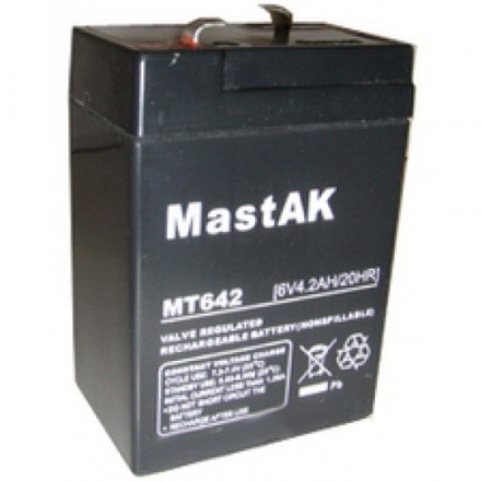 MastAK MT642 6V 4.2Ah, 6В 4.2Ач АКБ