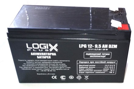 LogixPlus LPG 12-9 (12v9ah) гелевий АКБ опис, відгуки, характеристики